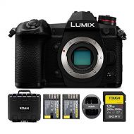 Panasonic LUMIX G9 Mirrorless Camera Body, 20.3 Megapixels Plus 80 Megapixel High-Resolution Mode, 5-Axis Dual
