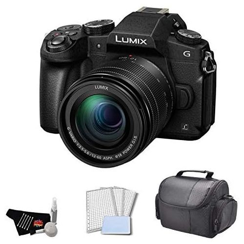 파나소닉 Panasonic Lumix DMC-G85 Mirrorless Micro Four Thirds Digital Camera with 12-60mm Lens Bundle with Carrying Case + LCD Screen Protectors + More