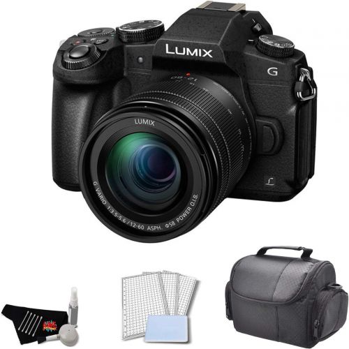 파나소닉 Panasonic Lumix DMC-G85 Mirrorless Micro Four Thirds Digital Camera with 12-60mm Lens Bundle with Carrying Case + LCD Screen Protectors + More