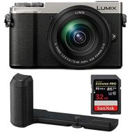 PANASONIC LUMIX GX9 4K Mirrorless with 12-60mm Plus DMW-HGR2 Authentic LUMIX GX9 Camera Grip Bundle