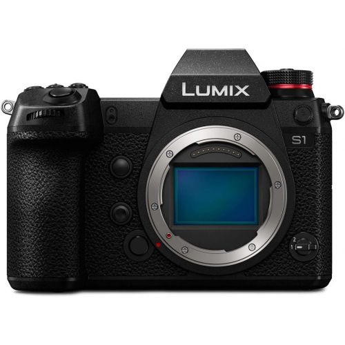 파나소닉 Panasonic LUMIX S1 Full Frame Mirrorless Camera with 24.2MP MOS High Resolution Sensor, L-Mount Lens Compatible, 4K HDR Video and 3.2” LCD - DC-S1BODY