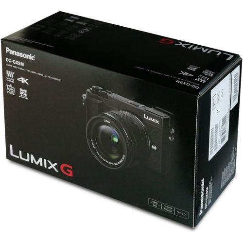 파나소닉 PANASONIC LUMIX GX9 4K Mirrorless ILC Camera Body with 12-60mm F3.5-5.6 Power O.I.S. Lens, DC-GX9MS (USA SILVER)