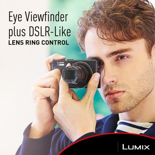 파나소닉 PANASONIC LUMIX 4K Point and Shoot Camera, 30X LEICA DC Vario-ELMAR Lens F3.3-6.4, 18 Megapixels, High Sensitivity Sensor, DMC-ZS60S (SILVER)