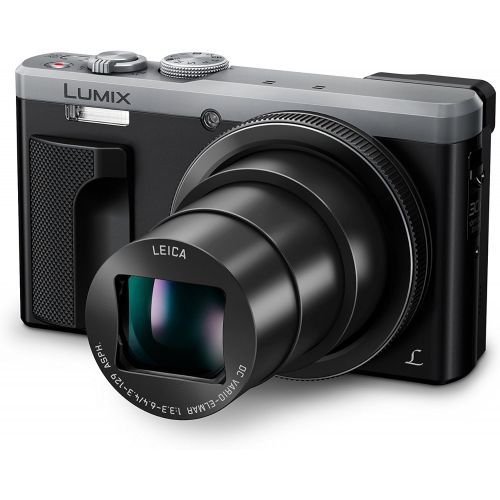 파나소닉 PANASONIC LUMIX 4K Point and Shoot Camera, 30X LEICA DC Vario-ELMAR Lens F3.3-6.4, 18 Megapixels, High Sensitivity Sensor, DMC-ZS60S (SILVER)