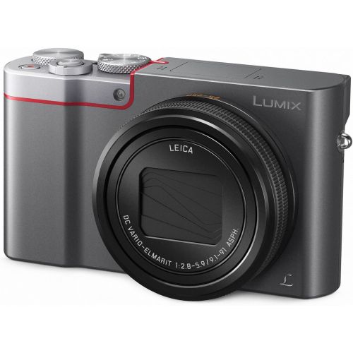 파나소닉 PANASONIC LUMIX ZS100 4K Point and Shoot Camera, 10X LEICA DC Vario-ELMARIT F2.8-5.9 Lens with Hybrid O.I.S., 20.1 Megapixels, 1 Inch High Sensitivity Sensor, 3 Inch LCD, DMC-ZS100