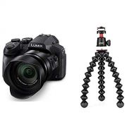 PANASONIC LUMIX FZ300, 12.1 Megapixel with JOBY GorillaPod 3K Kit - Black/Charcoal