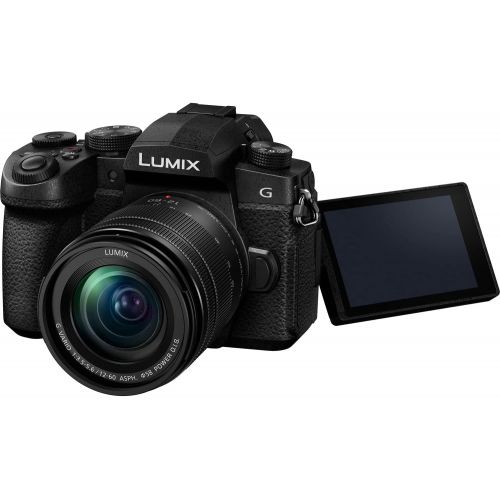 파나소닉 Panasonic LUMIX DC-G95 Mirrorless Digital Camera with 12-60mm Lens Bundle Includes 64GB 170 MB/s Extreme Pro SD Card, Dual Battery & Charger kit, Backpack, 3-pc Filter kit, 12 Spid
