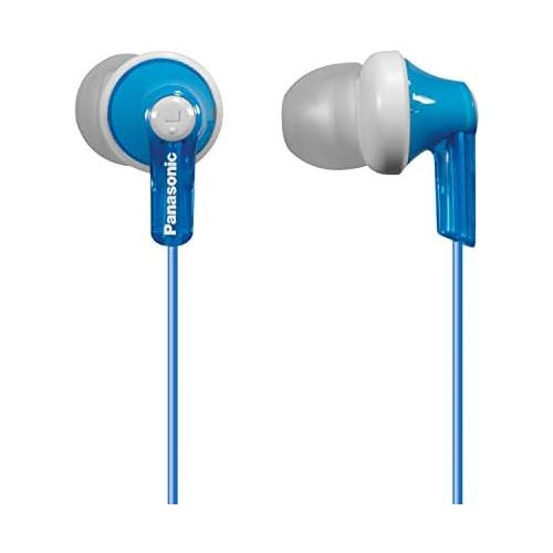 파나소닉 Panasonic ErgoFit In-Ear Earbud Headphones RP-HJE120-A (Blue) Dynamic Crystal-Clear Sound, Ergonomic Comfort-Fit