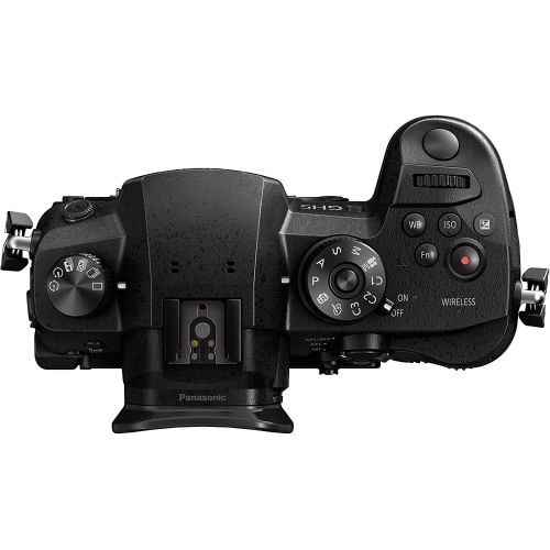 파나소닉 Panasonic Lumix GH5 4K Digital Camera, 20.3 Megapixel Mirrorless Camera with Digital Live MOS Sensor, 5-Axis Dual I.S. 2.0, 4K 4:2:2 10-Bit Video, Full-Size HDMI Out, 3.2-Inch LCD,