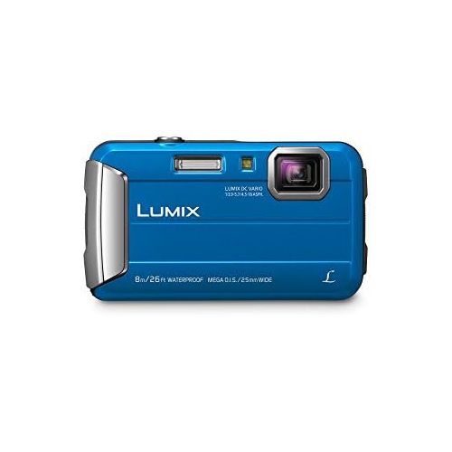 파나소닉 Panasonic LUMIX Waterproof Digital Camera Underwater Camcorder with Optical Image Stabilizer, Time Lapse, Torch Light and 220MB Built-In Memory ? DMC-TS30A (Blue)