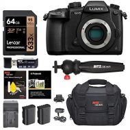 Panasonic LUMIX GH5 4K Digital Camera, 20.3 Megapixel Mirrorless Camera with Digital Live MOS Sensor, 5-Axis Dual I.S. 2.0, 4K 4:2:2 10-Bit Video, Full-Size HDMI Out, 3.2-Inch LCD,