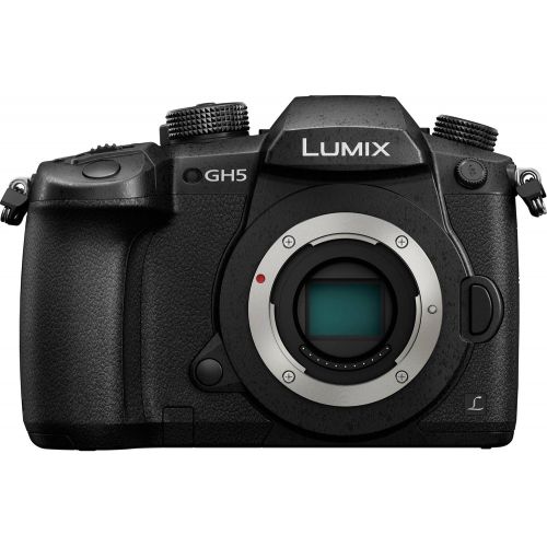 파나소닉 Panasonic LUMIX GH5 4K Digital Camera, 20.3 Megapixel Mirrorless Camera with Digital Live MOS Sensor, 5-Axis Dual I.S. 2.0, 4K 4:2:2 10-Bit Video, Full-Size HDMI Out, 3.2-Inch LCD,