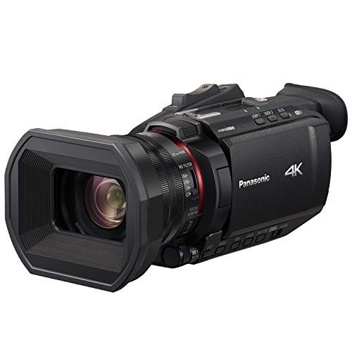 파나소닉 Panasonic X1500 4K Professional Camcorder with 24X Optical Zoom, WiFi HD Live Streaming, HC-X1500 (USA Black)