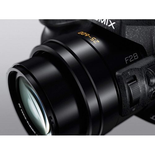 파나소닉 Panasonic LUMIX FZ300 Long Zoom Digital Camera Features 12.1 Megapixel, 1/2.3-Inch Sensor, 4K Video, WiFi, Splash & Dustproof Camera Body, LEICA DC 24X F2.8 Zoom Lens - DMC-FZ300K