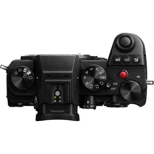 파나소닉 Panasonic LUMIX S5 Full Frame Mirrorless Camera, 4K 60P Video Recording with Flip Screen & WiFi, L-Mount, 5-Axis Dual I.S, DC-S5BODY (Black)