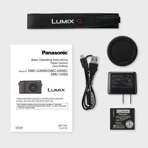 파나소닉 Panasonic LUMIX GX85 4K Digital Camera, 12-32mm and 45-150mm Lens Bundle, 16 Megapixel Mirrorless Camera Kit, 5 Axis In-Body Dual Image Stabilization, 3-Inch Tilt and Touch LCD, DM