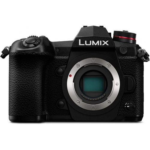 파나소닉 Panasonic Lumix G9 4K Mirrorless Digital Camera (Black), with 12-60mm Lens, Bundle with Vanguard Alta Pro 264AB 100 Aluminum Tripod with Ball Head, 32GB SD Card, LCD Protector, Cle
