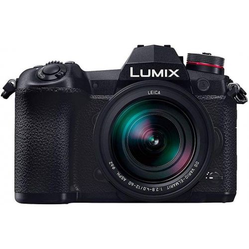 파나소닉 Panasonic Lumix G9 4K Mirrorless Digital Camera (Black), with 12-60mm Lens, Bundle with Vanguard Alta Pro 264AB 100 Aluminum Tripod with Ball Head, 32GB SD Card, LCD Protector, Cle