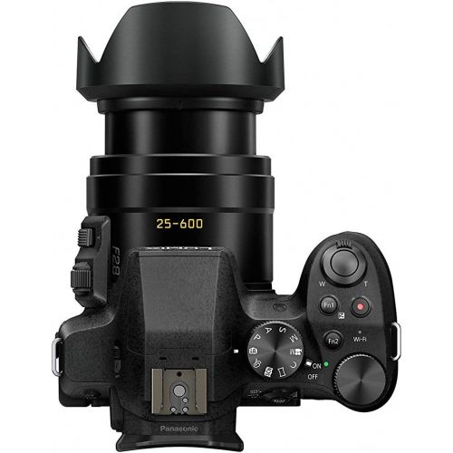 파나소닉 [아마존베스트]Panasonic LUMIX FZ300 Long Zoom Digital Camera Features 12.1 Megapixel, 1/2.3-Inch Sensor, 4K Video, WiFi, Splash & Dustproof Camera Body, LEICA DC 24X F2.8 Zoom Lens - DMC-FZ300K