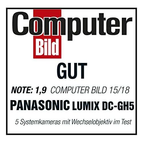 파나소닉 [아마존베스트]Panasonic Lumix DC-GH5EG-K System Camera, 20Megapixels, Dual Image Stabiliser, 4K 60p Video Recording, 4K and 6K Continuous Shooting, Hybrid Contrast AF, Weatherproof Magnesium Ca