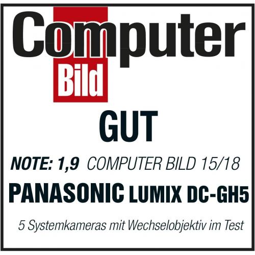 파나소닉 [아마존베스트]Panasonic Lumix DC-GH5EG-K System Camera, 20Megapixels, Dual Image Stabiliser, 4K 60p Video Recording, 4K and 6K Continuous Shooting, Hybrid Contrast AF, Weatherproof Magnesium Ca