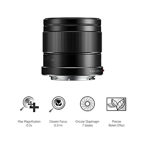 파나소닉 [아마존베스트]Panasonic Lumix G 42.5mm Lens - Black