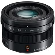 [아마존베스트]Panasonic H-X015E-K LEICA DG SUMMILUX 15mm F1.7 ASPH Lens - Black