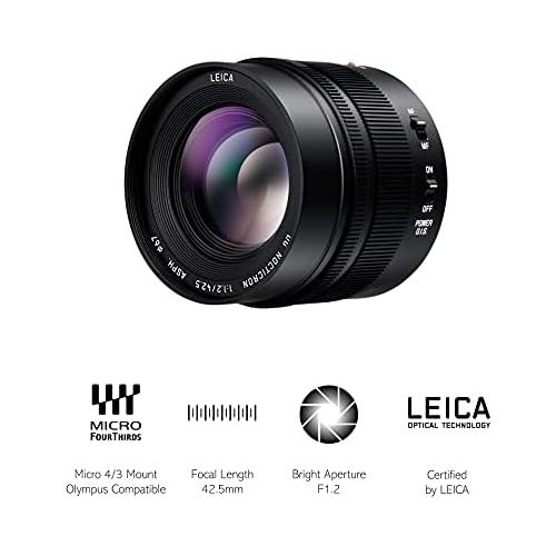 파나소닉 [아마존베스트]Panasonic 42.5mm Leica CA DG Nocticron Lens (New for 2014)