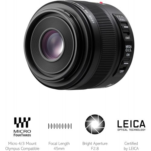 파나소닉 [아마존베스트]Panasonic Leica DG Macro-Elmarit 45mm/F2.8 ASPH Lens with MEGA OIS