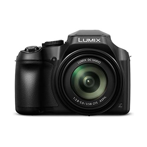 파나소닉 [아마존베스트]Panasonic Lumix DC-FZ82 Bridge Camera (18 Megapixels, 20mm Wide Angle, 60x Opt Zoom, 4K30p Video Recording, Hybrid Contrast AF) Black