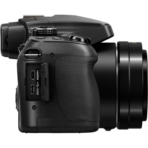 파나소닉 [아마존베스트]Panasonic Lumix DC-FZ82 Bridge Camera (18 Megapixels, 20mm Wide Angle, 60x Opt Zoom, 4K30p Video Recording, Hybrid Contrast AF) Black