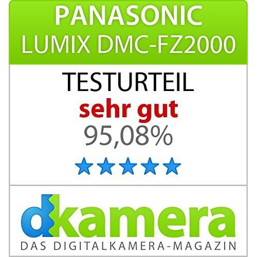 파나소닉 [아마존베스트]Panasonic Lumix DMC-FZ2000EG Super Zoom Digital Camera - 20.1 MP, 20x Optical Zoom, 1 MOS sensor, 4K 30p Video 4:2:2 10 bit, 3-Inch LCD Display, Optical Image Stabilisation, WiFi,