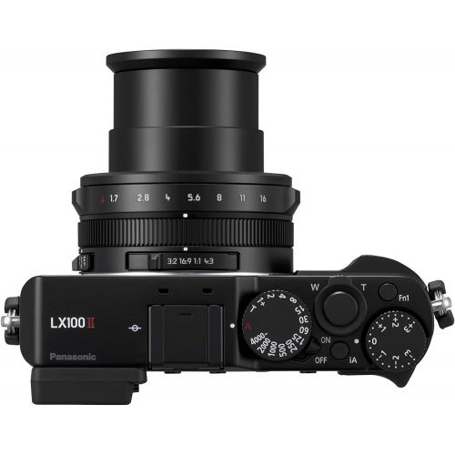 파나소닉 [아마존베스트]Panasonic LUMIX DC-LX100II Premium Digital Camera (21.77 MP, 24-75 mm Leica DC Vario Summilux Lens, F1.7-2.8, 4K, Black)