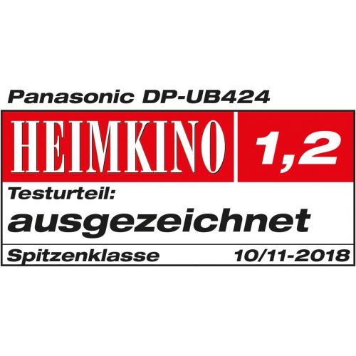 파나소닉 Panasonic DP UB424EGK Ultra HD Blu ray Player (4K Blu ray Disc, 4K VoD, DLNA, 2x HDMI, USB, Black)