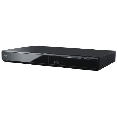 파나소닉 Panasonic DVD S500EG K Elegant DVD Player (Multiformat Playback with xvid, MP3 and JPEG) Black & AmazonBasics High Speed Cable, Ultra HD HDMI 2.0, Supports 3D Formats, 1.8 m