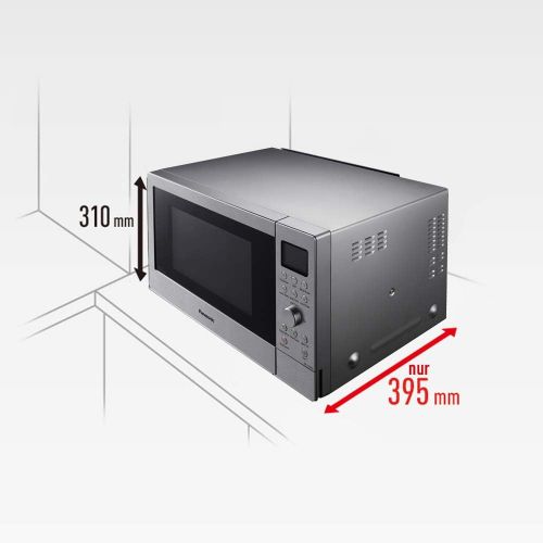 파나소닉 [아마존베스트]Panasonic NN-CT56 Microwave with Hot Air and Grill, SlimDesign (Low Depth), 1,000 Watt, Child-Proof Lock