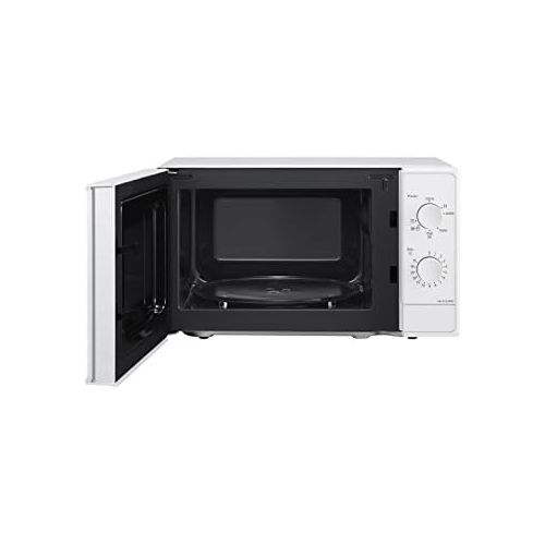 파나소닉 [아마존베스트]Panasonic NNN-K10JWMEPG Compact Microwave 20 L (800 W, 2 Knobs, 1000 Watt, Glass Turntable 255 mm, 5 Power Levels) White