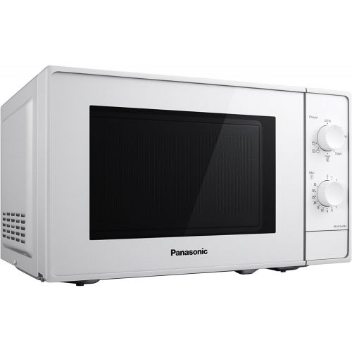 파나소닉 [아마존베스트]Panasonic NNN-K10JWMEPG Compact Microwave 20 L (800 W, 2 Knobs, 1000 Watt, Glass Turntable 255 mm, 5 Power Levels) White