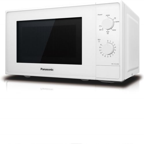 파나소닉 [아마존베스트]Panasonic NNN-K10JWMEPG Compact Microwave 20 L (800 W, 2 Knobs, 1000 Watt, Glass Turntable 255 mm, 5 Power Levels) White