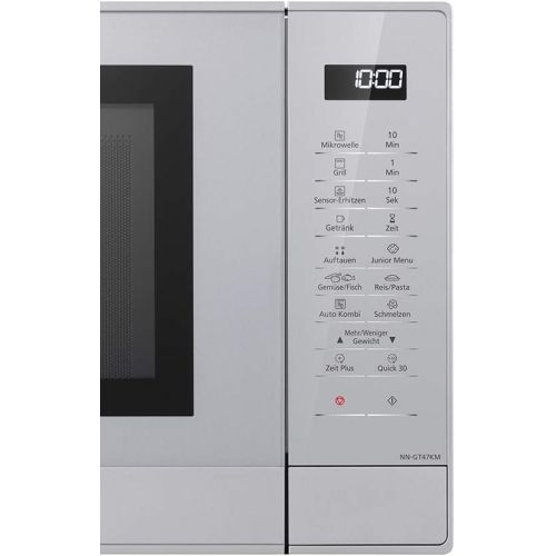 파나소닉 [아마존베스트]Panasonic NN-GT47KMGPG Combi Microwave (1000 Watt, with Grill, Inverter Microwave, 31 Litres) Silver