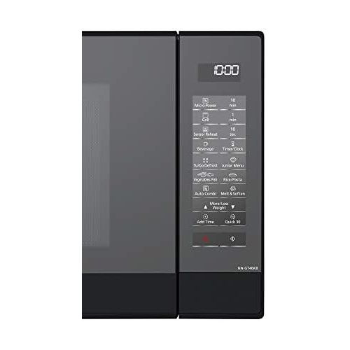 파나소닉 [아마존베스트]Panasonic NN-GT46KBSUG Combi Microwave Inverter with Grill, 24 Automatic Programs, Junior Menu, Moisture Sensor, Mirror Finish, 1000 W, 31 Litre, 66 Decibels, 7 Speeds, Black