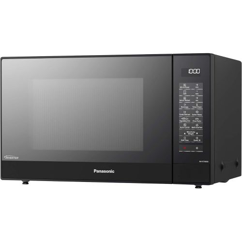 파나소닉 [아마존베스트]Panasonic NN-GT46KBSUG Combi Microwave Inverter with Grill, 24 Automatic Programs, Junior Menu, Moisture Sensor, Mirror Finish, 1000 W, 31 Litre, 66 Decibels, 7 Speeds, Black