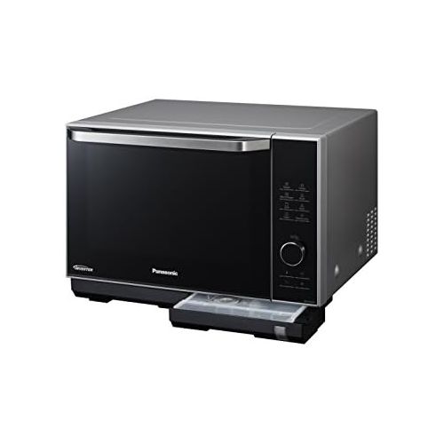 파나소닉 [아마존베스트]Panasonic NN-DS596MEPG Inverter Microwave with Grill and Hot Air (100 Watt, Steamer with Microwave, 27 Litres) Stainless Steel Black