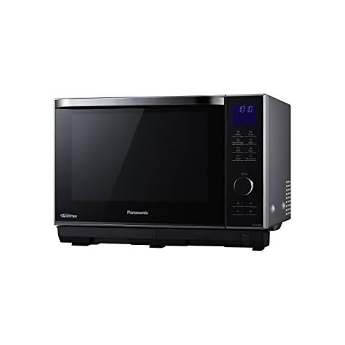 파나소닉 [아마존베스트]Panasonic NN-DS596MEPG Inverter Microwave with Grill and Hot Air (100 Watt, Steamer with Microwave, 27 Litres) Stainless Steel Black