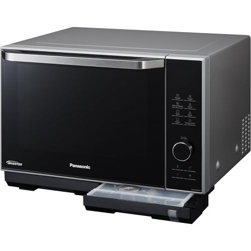 파나소닉 [아마존베스트]Panasonic NN-DS596MEPG Inverter Microwave with Grill and Hot Air (100 Watt, Steamer with Microwave, 27 Litres) Stainless Steel Black