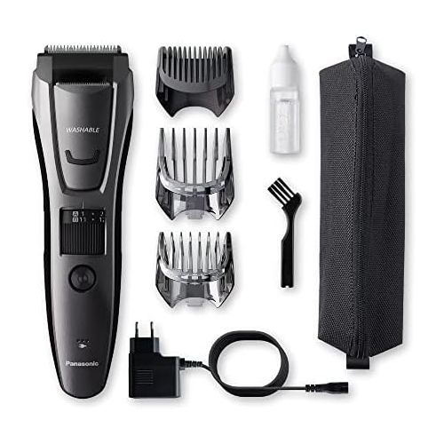 파나소닉 Panasonic hair trimmer with 39 cutting levels, beard trimmer for men, incl. Precision trimmer for Hair, beard & Body Grooming