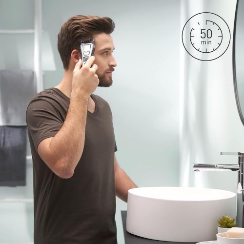 파나소닉 Panasonic hair trimmer with 39 cutting levels, beard trimmer for men, incl. Precision trimmer for Hair, beard & Body Grooming