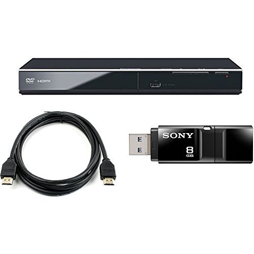 파나소닉 Panasonic DVD-S700 1080 Upconvert DVD Player w6 FT HDMI Cable & 8GB USB