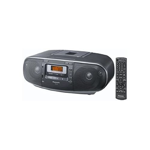 파나소닉 Panasonic RX-D55GU Boombox High Power Portable Stereo AMFM Radio, MP3 CD, Tape Recorder with USB & Music Port Sound with 2Way 4-Speaker, 220 Volt