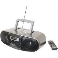 Panasonic RX-D55GC-K Boombox  High Power MP3 CD AMFM Radio Cassette Recorder with USB & Music Port Sound with 2-Way 4-Speaker (Black)